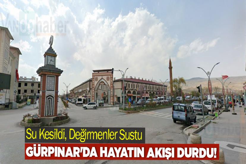 Su Kesildi, Değirmenler Sustu: Gürpınar'da Hayatın Akışı Durdu!