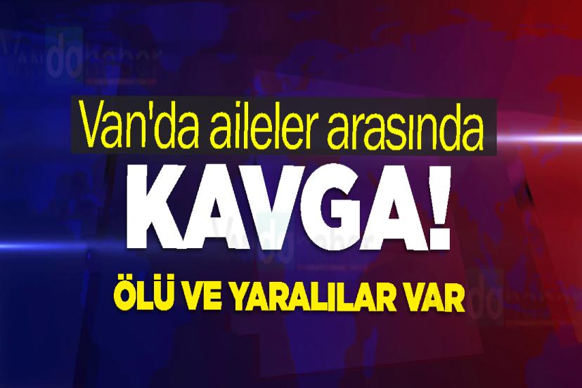 Van'da aileler arasında kavga! Ölü ve Yaralılar var