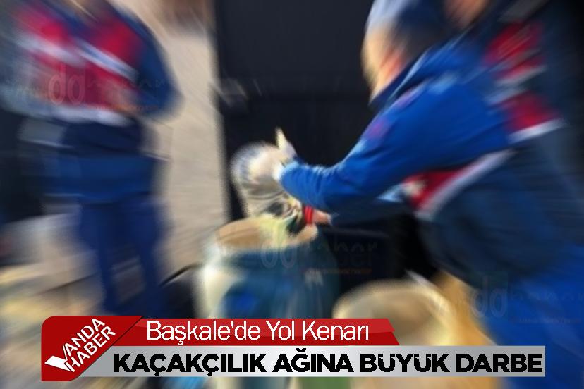 Başkale'de Yol Kenarı Kaçakçılık Ağına Büyük Darbe
