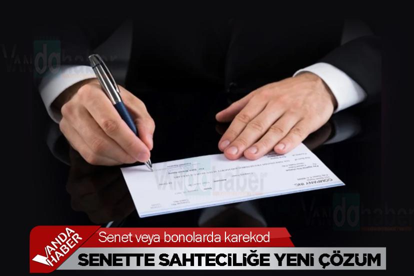 Senette sahteciliğe yeni çözüm