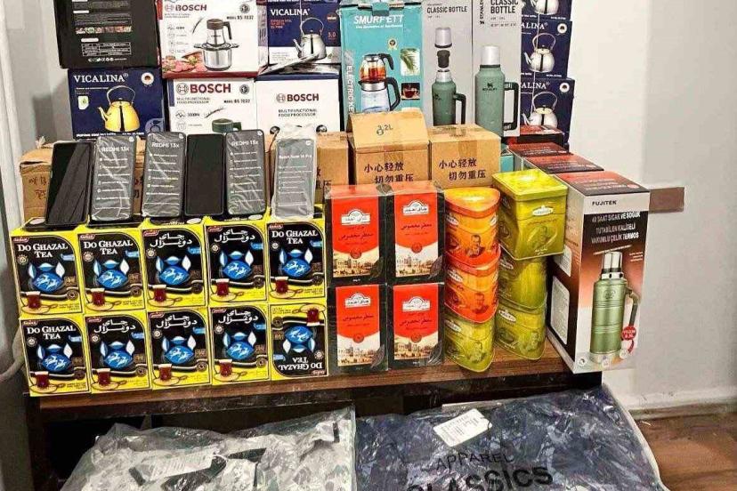 Van’da gümrük kaçağı malzemeler ele geçirildi