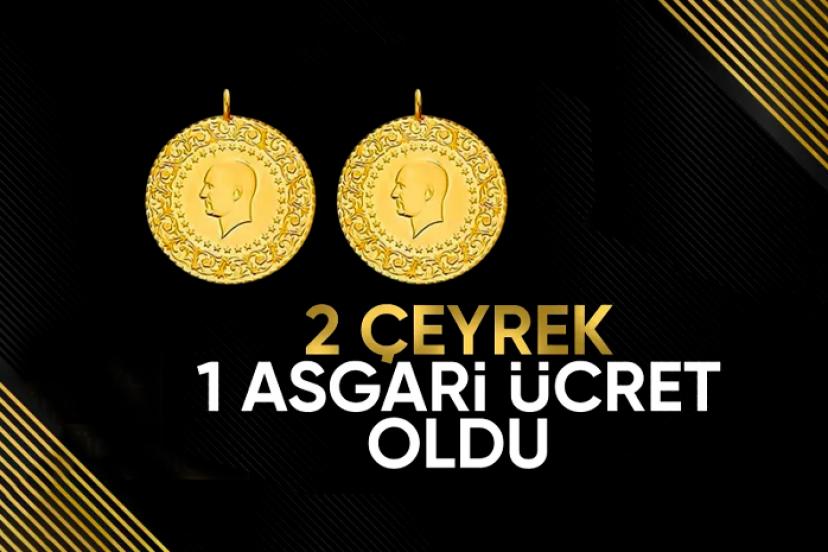 2 Çeyrek Bir Asgari Ücret Oldu