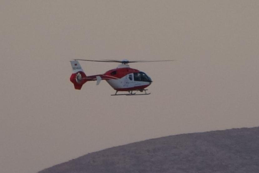 470 gramlık bebek helikopter ambulansla Van’a nakledildi