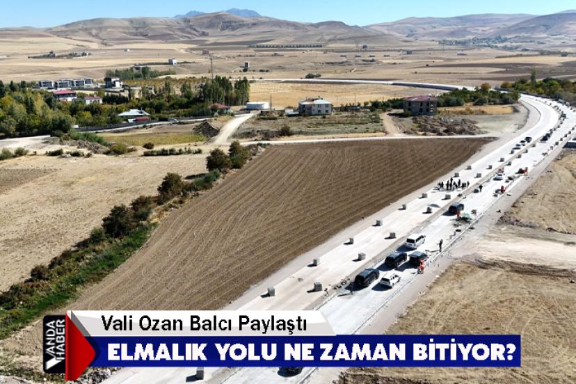 Elmalık Yolu Ne Zaman Bitiyor?