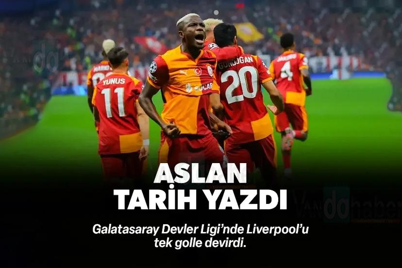 Galatasaray tarih yazdı: Liverpool'u tek golle devirdi