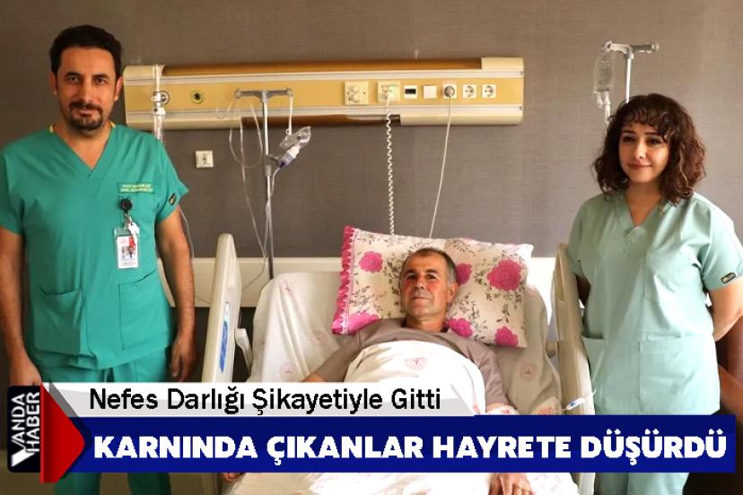 Nefes Darlığı Şikayetiyle Gitti, Karnında Çıkanlar Hayrete Düşürdü