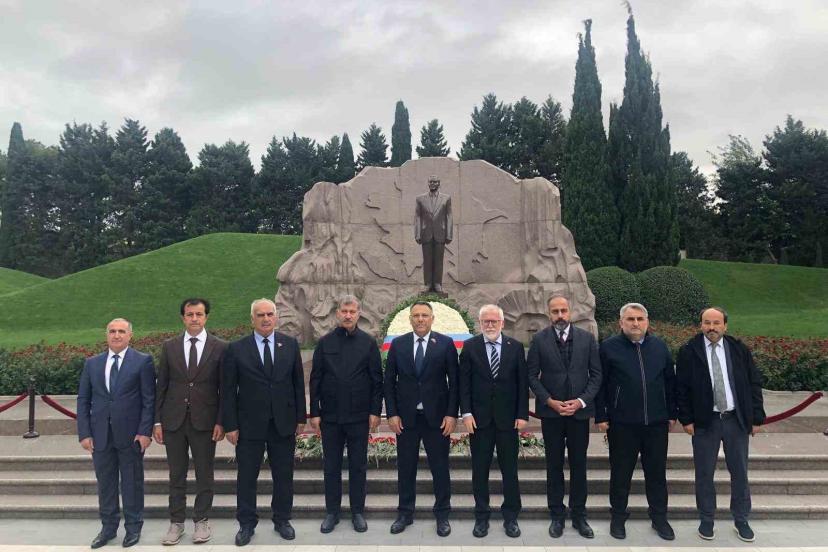 Rektör Hamdullah Şevli, Azerbaycan’da resmi temaslarda bulundu
