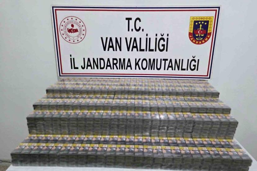 Van’da 2 bin 470 paket kaçak sigara ele geçirildi