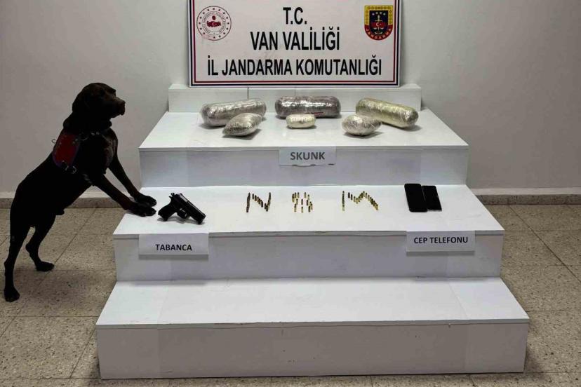 Van’da 4 kilo 311 gram skunk ele geçirildi