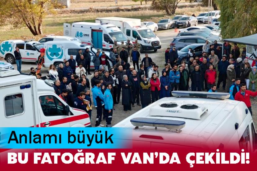 Bu Fatoğraf Van’da Çekildi! Anlamı büyük