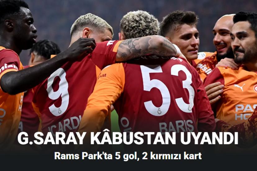 Galatasaray derbi öncesi kâbustan uyandı! 5 gol, 2 kırmızı kart