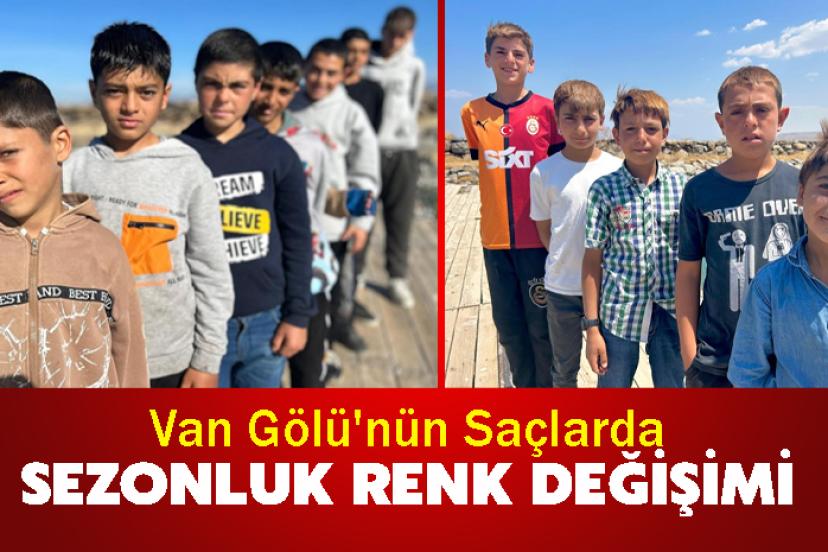 Van Gölü'nün Saçlarda Sezonluk Renk Değişimi