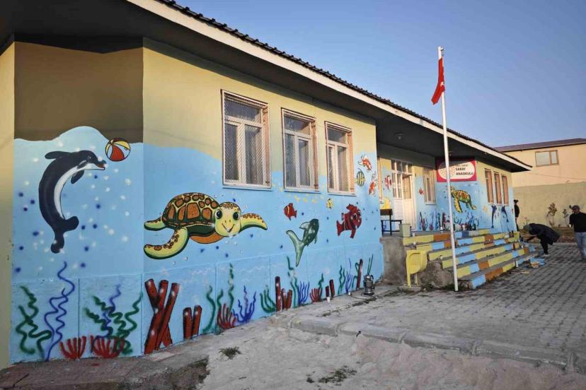Van Güzel Sanatlar Lisesinden anaokuluna renkli dokunuş