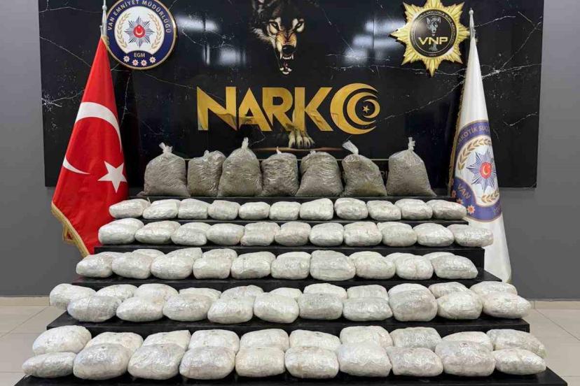 Van’da 134 kilo uyuşturucu ele geçirildi