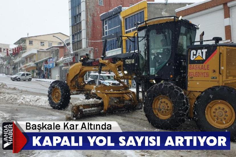 Başkale Kar Altında: Kapalı Yol Sayısı Artıyor