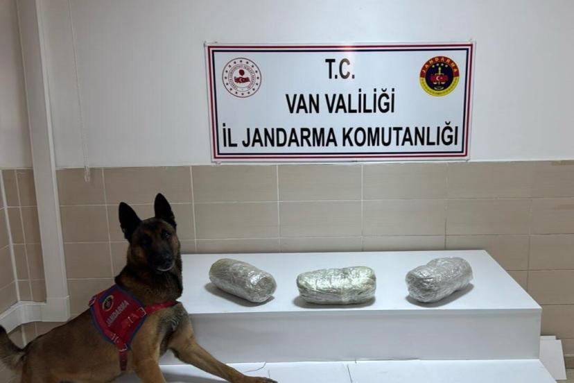 Gevaş’ta 3 kilo esrar ele geçirildi