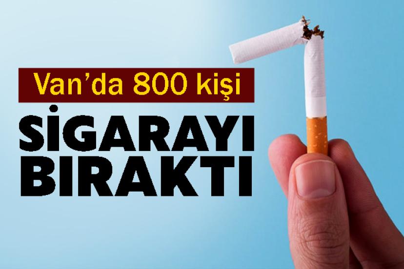 Van’da 800 kişi sigarayı bıraktı