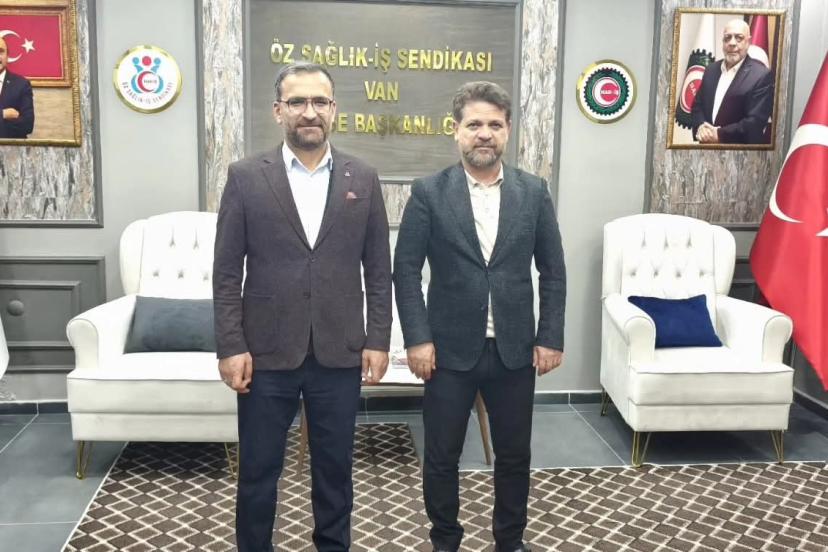 AK Parti İpekyolu İlçe Teşkilatından Öz Sağlık-İş Sendikasına Ziyaret