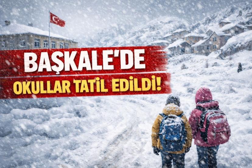 Başkale’de taşımalı eğitime 1 gün ara verildi