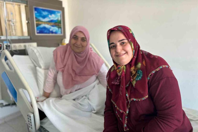 Gebelikte fark edilen şah damarı tümörü Van’da başarıyla alındı