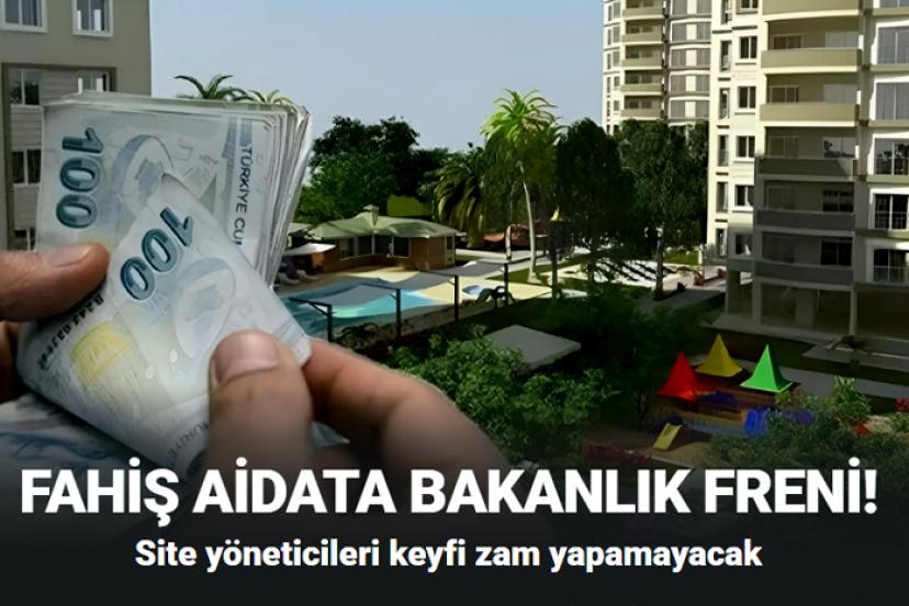 Site aidatı artışına sınır