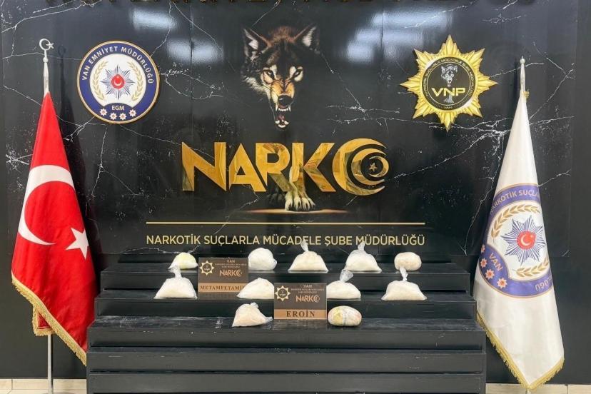 Van’da 10 kilo 720 gram uyuşturucu madde ele geçirildi