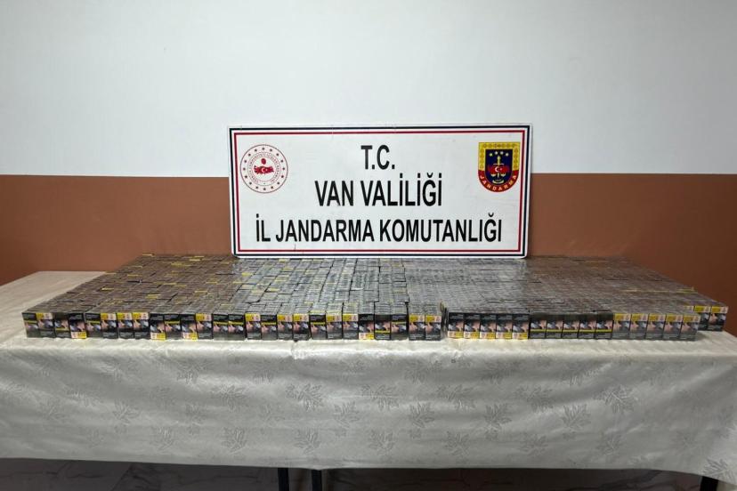 Van’da bin 510 adet kaçak sigara ele geçirildi