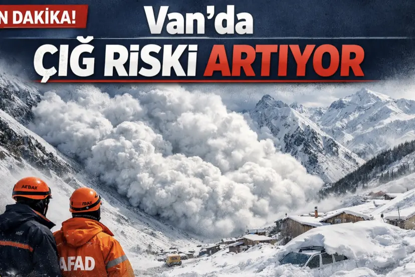 Van’da çığ riski artıyor