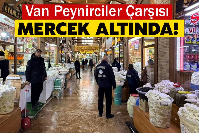 Van Peynirciler Çarşısı mercek altında!