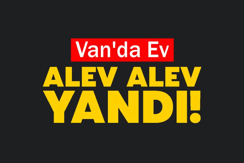 Van'da Ev Alev Alev Yandı!