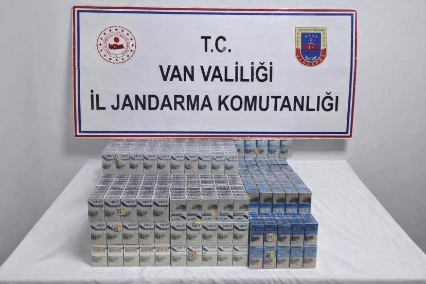 Van’da kaçak sigara operasyonu