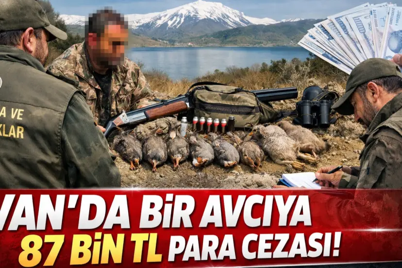 Van’da keklik avına 87 bin TL idari para cezası