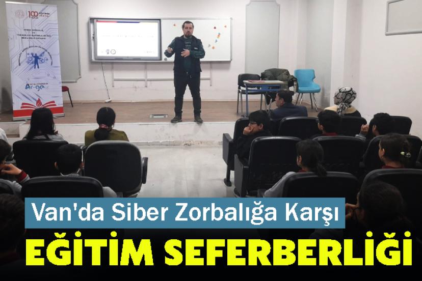 Van'da Siber Zorbalığa Karşı Eğitim Seferberliği