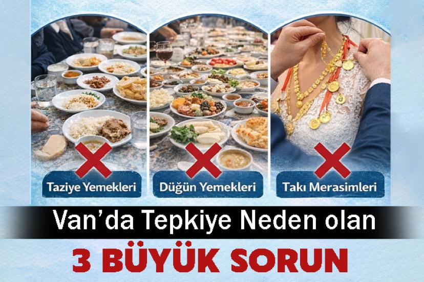 Van'da taziye yemeklerine bir açıklamada Vangölü Aktivistlerinden