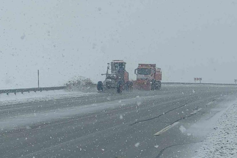 Van’ın yüksek kesimlerde lapa lapa kar yağdı
