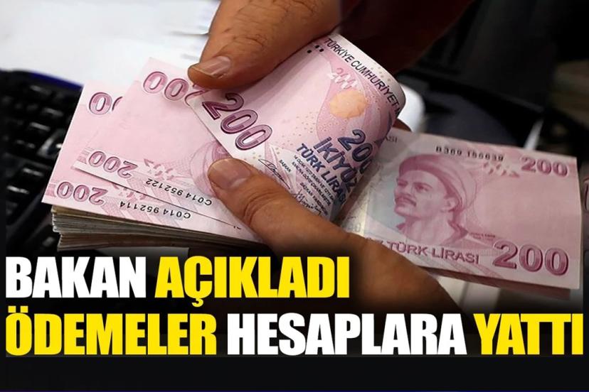 Yardım ödemeleri hesaplara yatırıldı