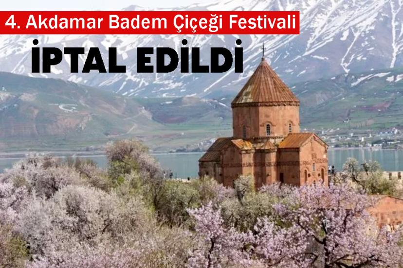 4. Akdamar Badem Çiçeği Festivali İptal Edildi