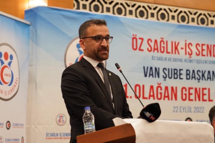 Öz Sağlık-İş Van’da Seçim Heyecanı: Gökhan Öznur Yeniden Aday