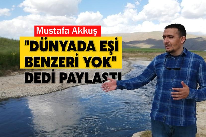 Mustafa Akkuş "Dünyada Eşi Benzeri Yok" dedi paylaştı