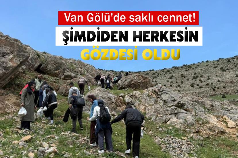 Van Gölü'de saklı cennet! Şimdiden herkesin gözdesi oldu