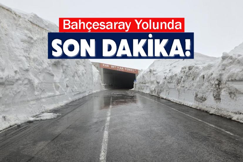 Bahçesaray Yolunda Son Dakika!
