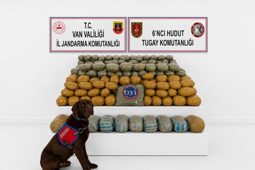 Van’da 291 kilogram toz esrar ele geçirildi