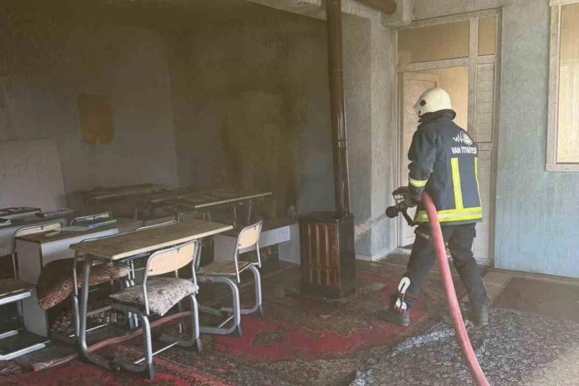 Van’da Kur’an kursunda yangın