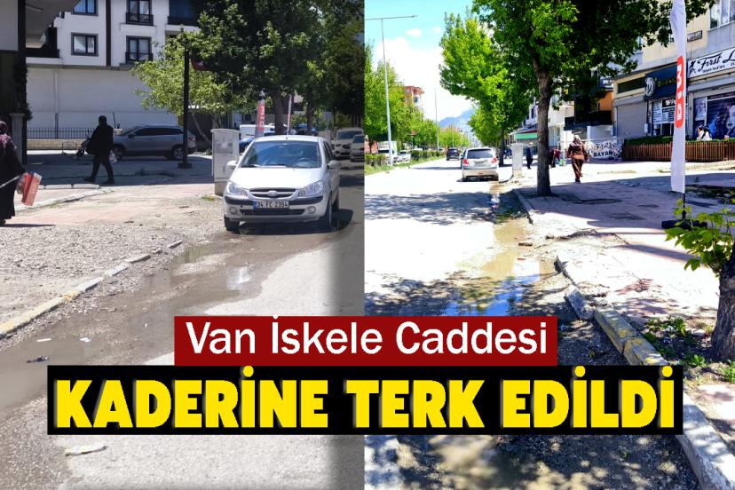 Van İskele Caddesi Kaderine Terk Edildi