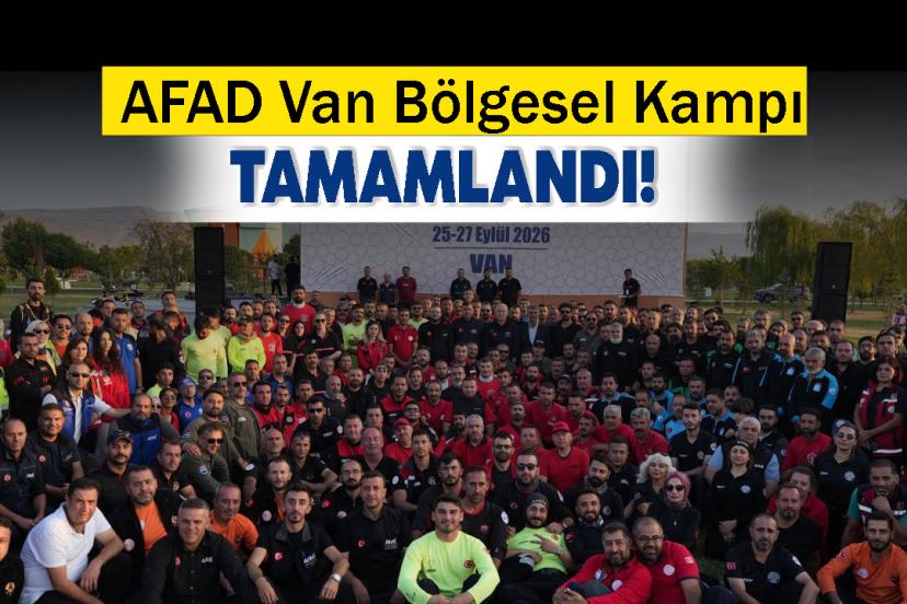AFAD Van Bölgesel Kampı Tamamlandı!