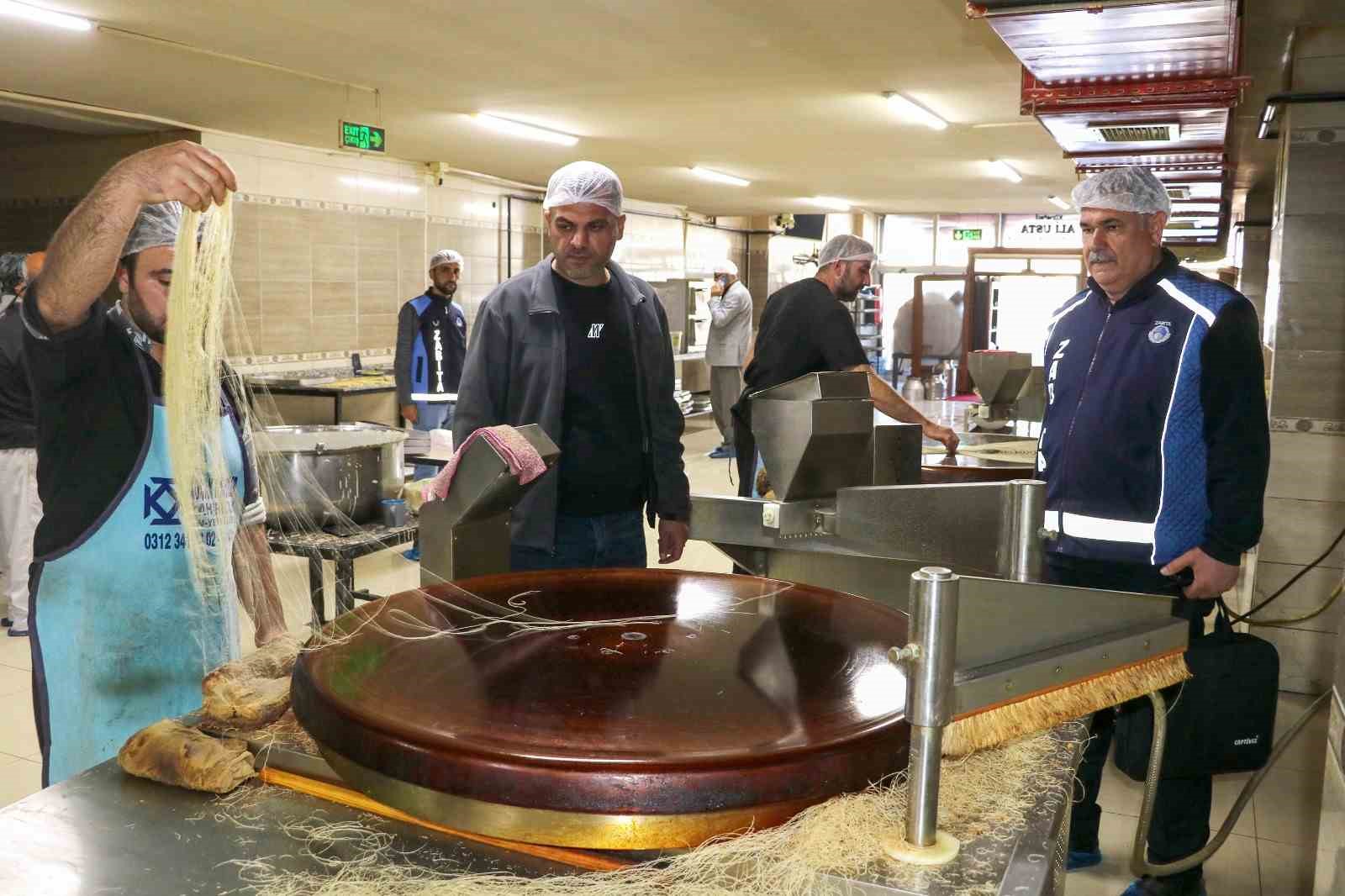 Van’da tatlı imalathaneleri denetlendi