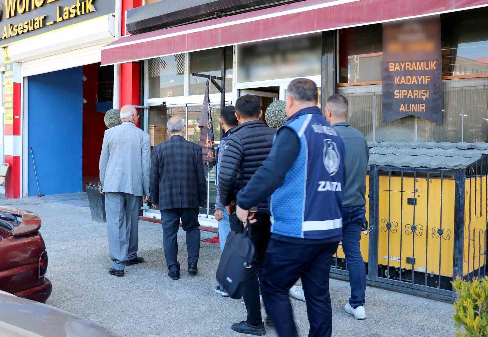 Van’da tatlı imalathaneleri denetlendi