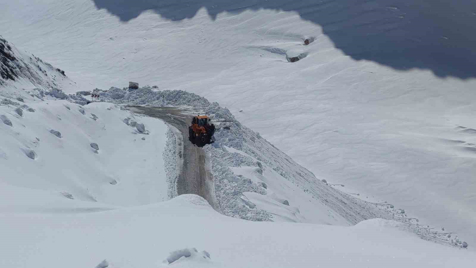 Van-Bahçesaray yolu tek şeritten ulaşıma açıldı