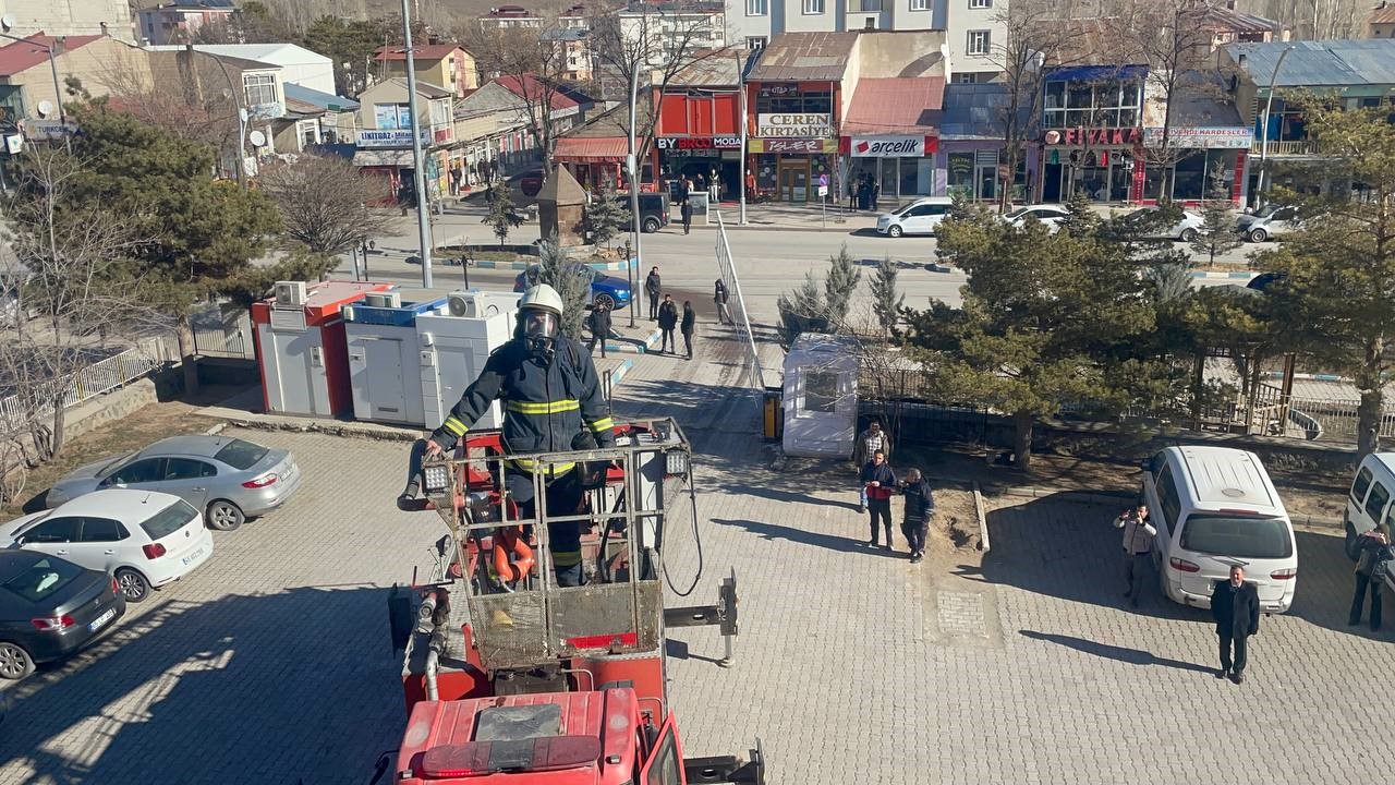 Muradiye’de yangın önleme tatbikatı yapıldı