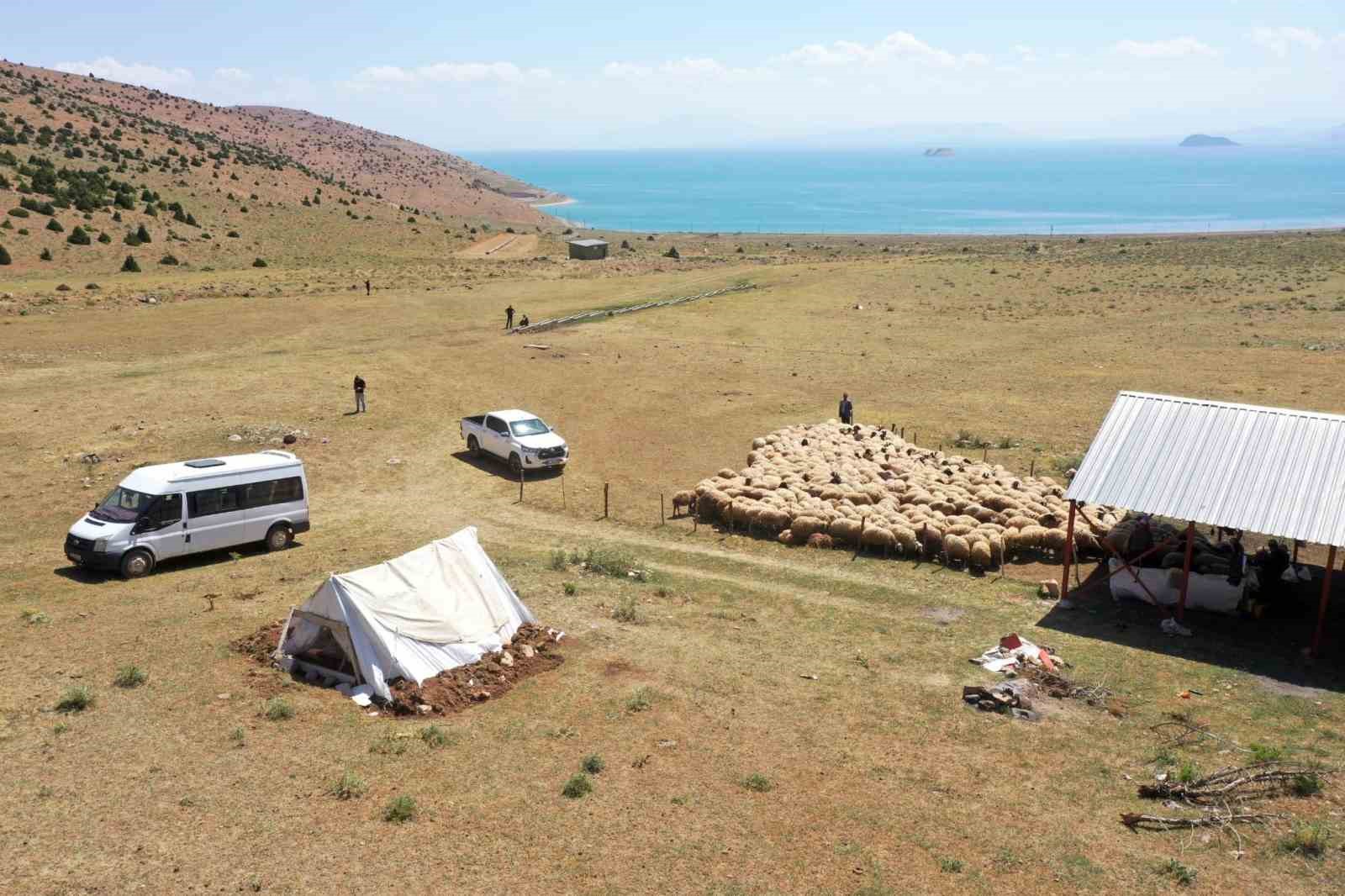 Van’da yaylaya güneş enerjisiyle su ulaştırıldı